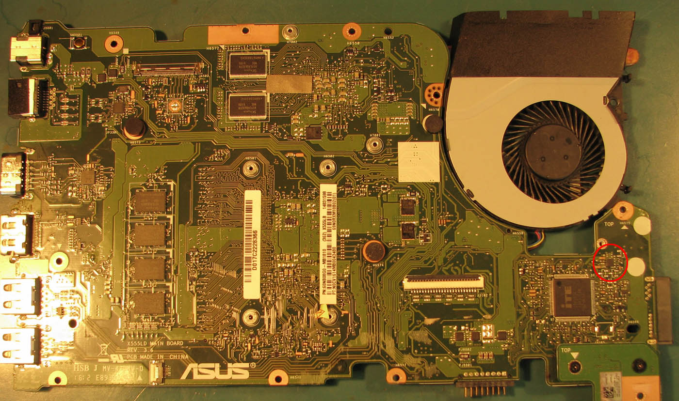 Asus r556l аккумулятор