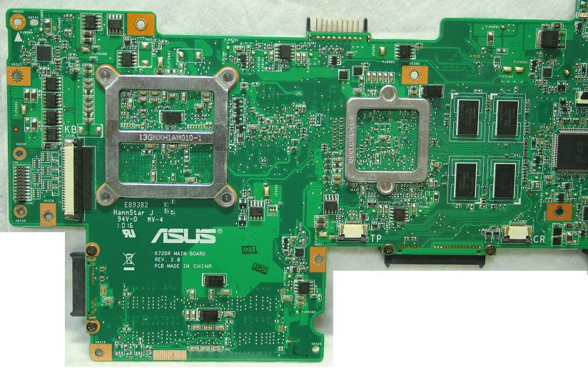 Asus k72d не включается