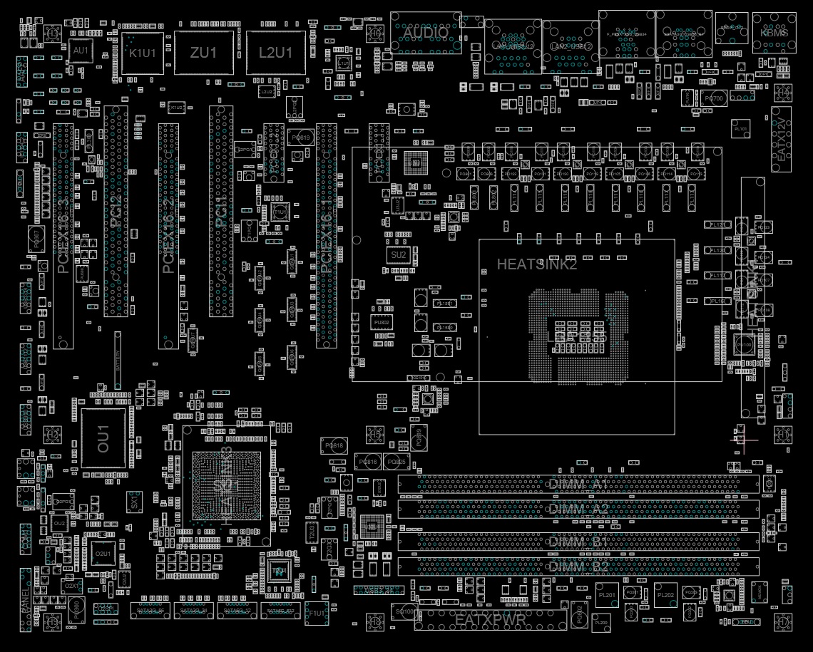 Asus p8p67 схема подключения