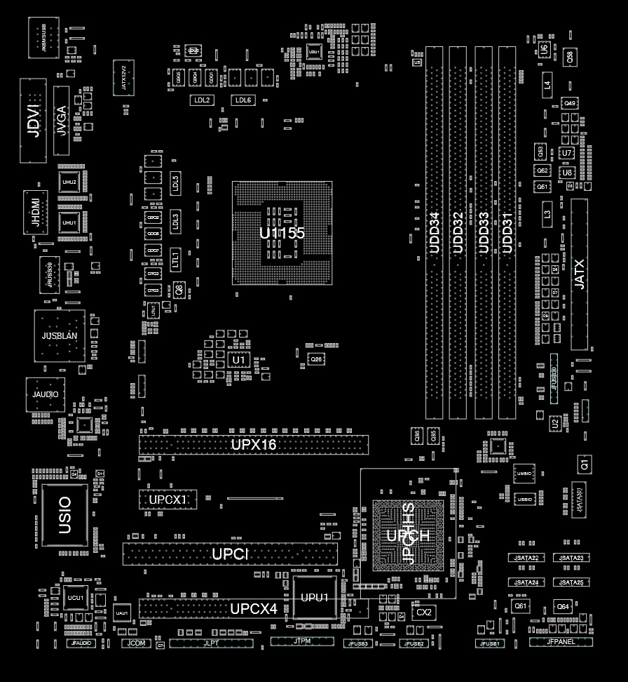 Ga h77m d3h схема